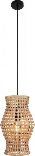 ECO-LIGHT Pendelleuchte Capella 61cm 1xE27 Rattan natur