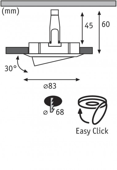 Paulmann led deckeneinbauleuchten