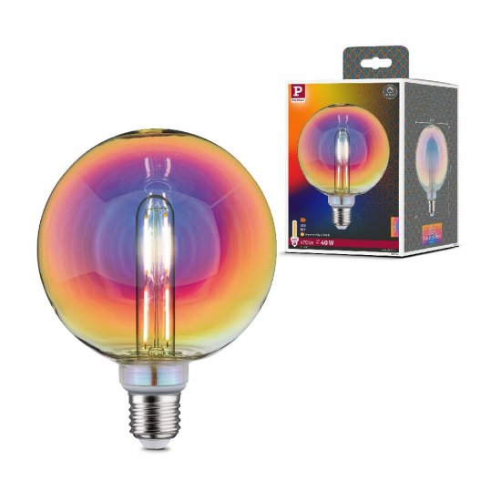 Paulmann 28774 Fantastic Colors Edition LED Globe E27 230V 470lm 5W 2700K dimmbar Dichroic