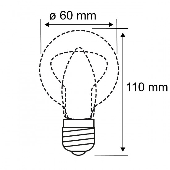 Paulmann 29163 Filament 230V Smart Home Zigbee 3.0 LED