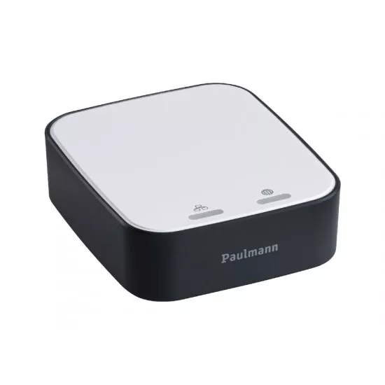 Paulmann 5180 Bundle Smart Home smik Gateway mit Wandtaster + LED Einbauleuchte Nova Plus Coin Basisset schwenkbar Tunable White