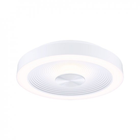 Paulmann 71177 LED Deckenleuchte Volea IP44 3000K 470lm / 1650lm 230V 3,5 / 1x13W dimmbar Weiß/Silber