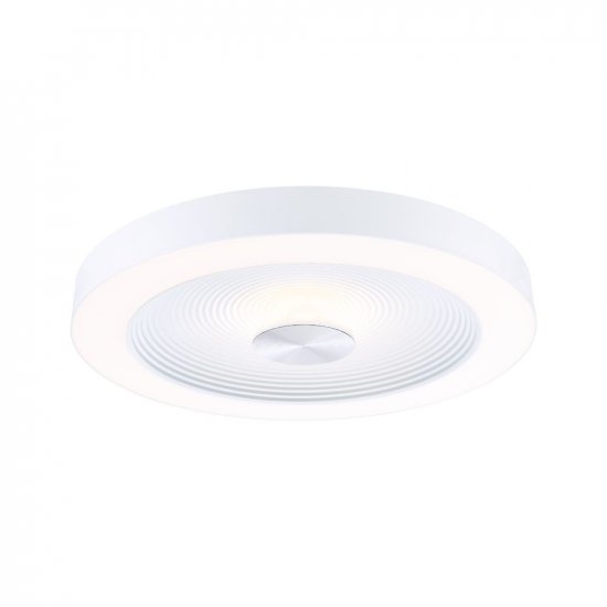 Paulmann 71179 LED Deckenleuchte Volea IP44 3000K 500lm / 2400lm 230V 4 / 1x18,5W dimmbar Weiß/Silber