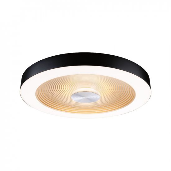 Paulmann 71180 LED Deckenleuchte Volea IP44 3000K 500lm / 2400lm 230V 4 / 1x18,5W dimmbar Schwarz/Gold