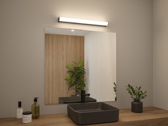 Paulmann 71212 Selection Bathroom LED Wandleuchte Arneb IP44 3000K 1000lm 230V 12,5W Schwarz_2