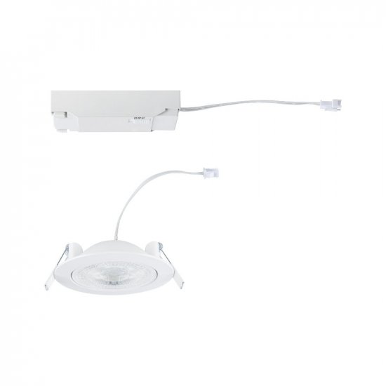 Paulmann 92253 LED Einbauleuchte White Select Aumus Einzelspot rund 105mm 90° 5W 700lm 230V dimmbar 2700 - 6500K Weiß