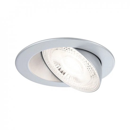 Paulmann 92255 LED Einbauleuchte White Select Aumus Einzelspot rund 105mm 90° 5W 700lm 230V dimmbar 2700 - 6500K Chrom matt