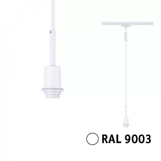 Paulmann 94886 URail Pendel DecoSystems Basic E14 max. 20W dimmbar 230V Signalweiß