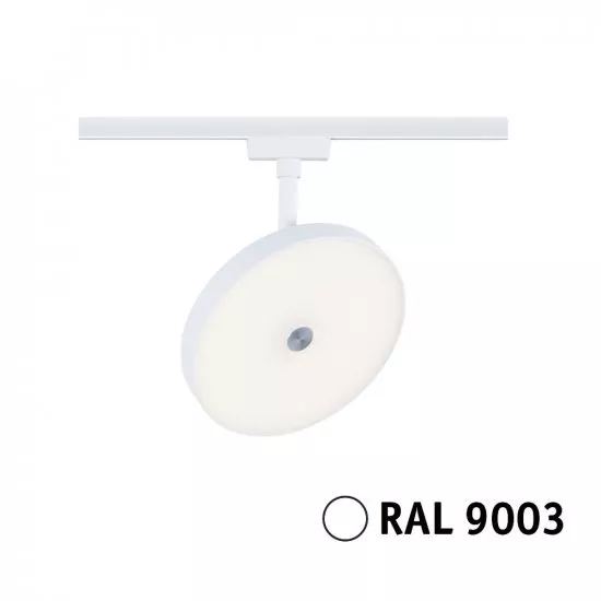 Paulmann 94895 URail LED Schienenspot 3-Step-Dim Hildor 850lm 15W 3000K dimmbar 230V Signalweiß
