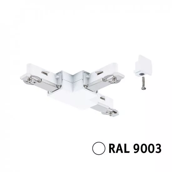 Paulmann 95647 URail Verbinder T-Stück 104x62mm max. 1000W Signalweiß