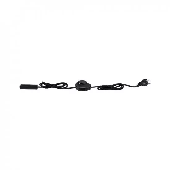 Paulmann 95660 URail Einspeisung Kabel mit Schalter 2m max. 1000W Schwarz matt