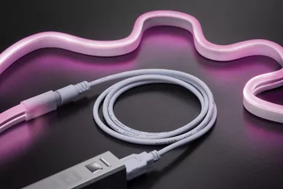 Paulmann 70561 Neon Colorflex USB Strip Pink 1m 4,5W 5V Pink/Weiß Kunststoff