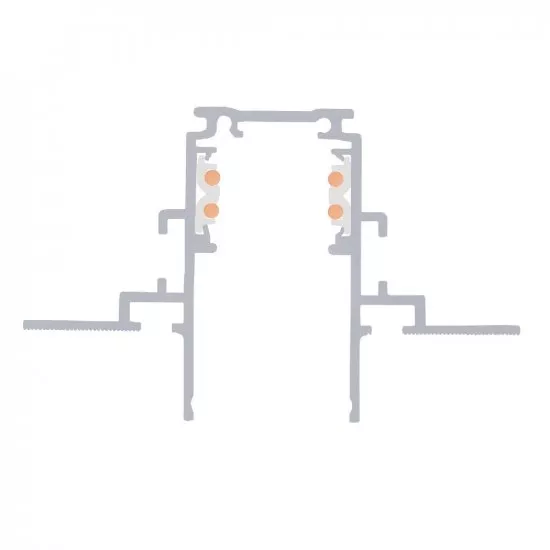 SLV 1m Einbauschiene 48V TRACK weiß DALI