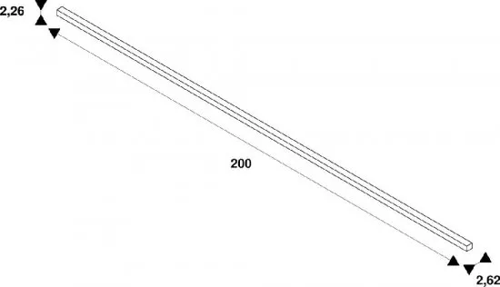 SLV 2m Aufbauschiene 48V TRACK weiß DALI