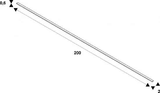 SLV 48V TRACK Schienenabdeckung 20mm für Standardschiene Aufbau 2m schwarz