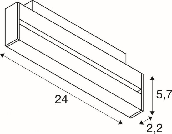 SLV IN-LINE 24 48V TRACK Move DALI Darklight Reflector Spot schwarz 7.3W 610lm 3000K CRI90 35°