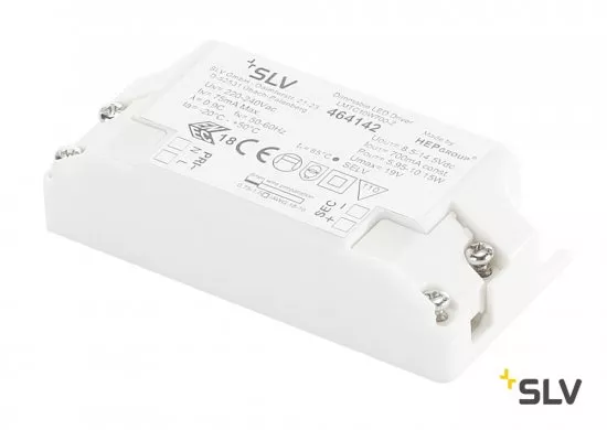 SLV LED Treiber 10,5W 700mA inkl. Zugentlastung dimmbar 464142