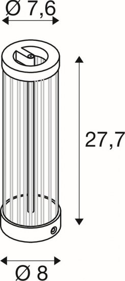 SLV Quimera Tischleuchte 2700/3000K dunkel kupfer