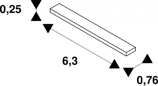 SLV Schienenverstärkungsplatte für Einbauschiene 48V TRACK grau