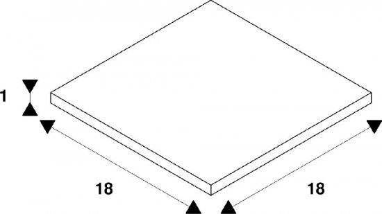 SLV Betonankerset für SQUARE POLE ROX ACRYL POLE und ARCOLOS UP BEAM,Edelstahl 304