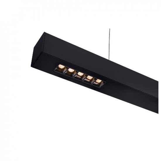 SLV Q-LINE LED Indoor Pendelleuchte 1m BAP schwarz 3000K