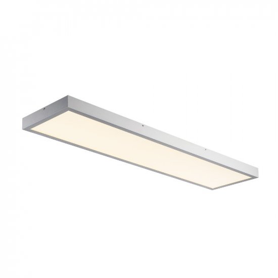 SLV Panel Dali Indoor LED Deckenaufbauleuchte 1200x300mm grau