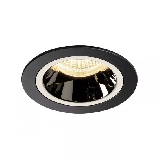 SLV Numinos DL M Deckeneinbauleuchte LED 17,55W 1550lm 3000K 20° schwarz/chrom