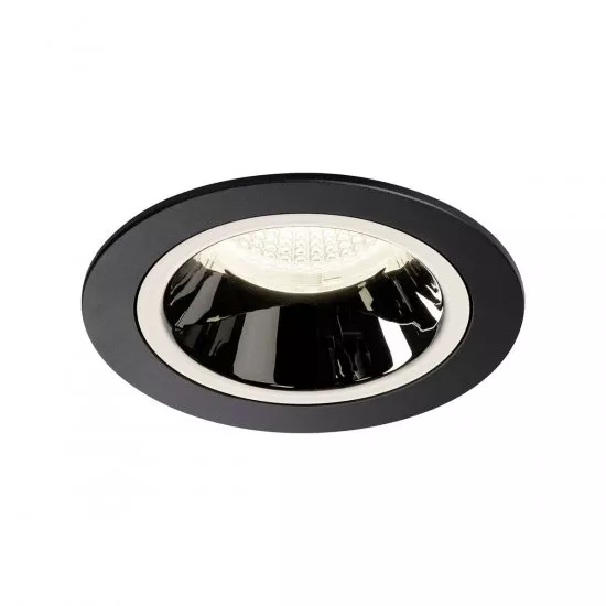 SLV Numinos DL M Deckeneinbauleuchte LED 17,55W 1660lm 4000K 40° schwarz/chrom