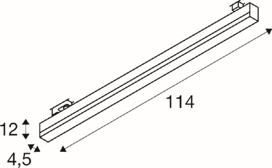 SLV Sight Track 3-Phasen Spot schwarz