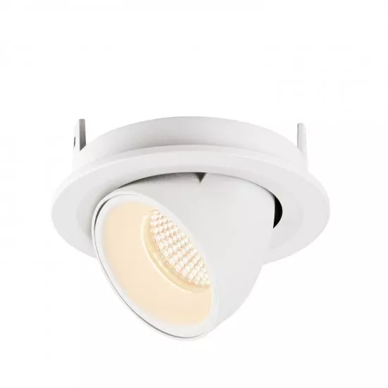 SLV Numinos Gimble S LED Deckeneinbauleuchte 8,6W 720lm 2700K 55° dreh- und schwenkbar weiß