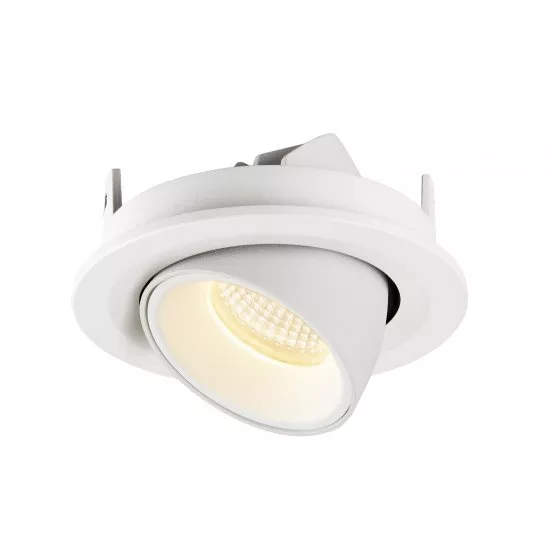 SLV Numinos Gimble S LED Deckeneinbauleuchte 8,6W 730lm 3000K 20° dreh- und schwenkbar weiß