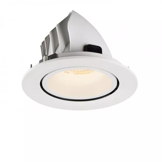 SLV Numinos Gimble L LED Deckeneinbauleuchte 25,4W 2250lm 2700K 20° dreh- und schwenkbar weiß