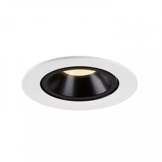 SLV Numinos Gimble L LED Deckeneinbauleuchte 25,4W 2150lm 3000K 20° dreh- und schwenkbar weiß/schwarz