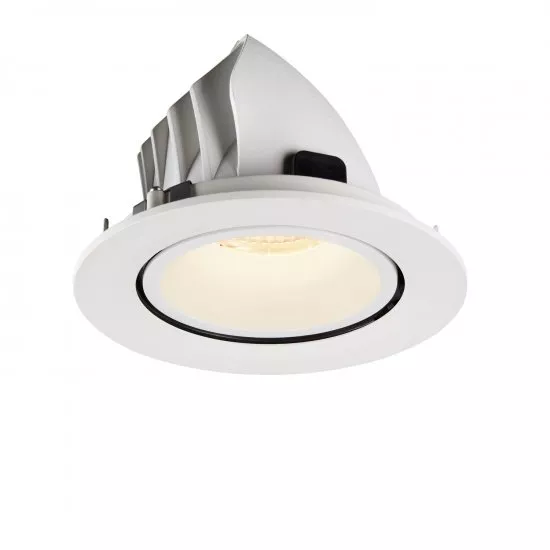 SLV Numinos Gimble L LED Deckeneinbauleuchte 25,4W 2300lm 3000K 40° dreh- und schwenkbar weiß