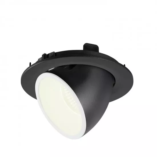 SLV Numinos Gimble L LED Deckeneinbauleuchte 25,4W 2450lm 4000K 55° dreh- und schwenkbar schwarz/weiß