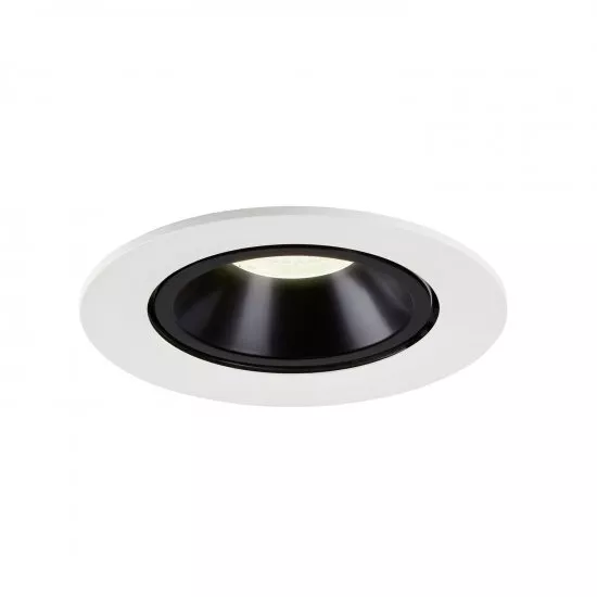 SLV Numinos Gimble L LED Deckeneinbauleuchte 25,4W 2350lm 4000K 20° dreh- und schwenkbar weiß/schwarz