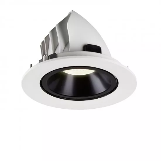 SLV Numinos Gimble L LED Deckeneinbauleuchte 25,4W 2350lm 4000K 20° dreh- und schwenkbar weiß/schwarz