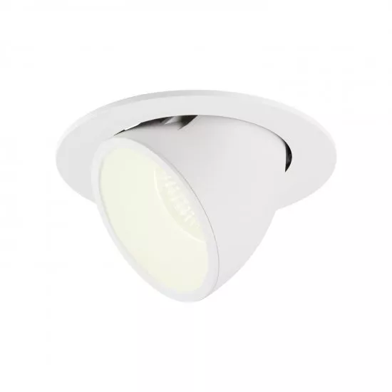 SLV Numinos Gimble L LED Deckeneinbauleuchte 25,4W 2450lm 4000K 20° dreh- und schwenkbar weiß