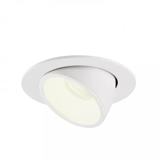 SLV Numinos Gimble L LED Deckeneinbauleuchte 25,4W 2450lm 4000K 20° dreh- und schwenkbar weiß