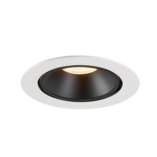 SLV Numinos Gimble XL LED Deckeneinbauleuchte 37,4W 3300lm 3000K 40° dreh- und schwenkbar weiß/schwarz