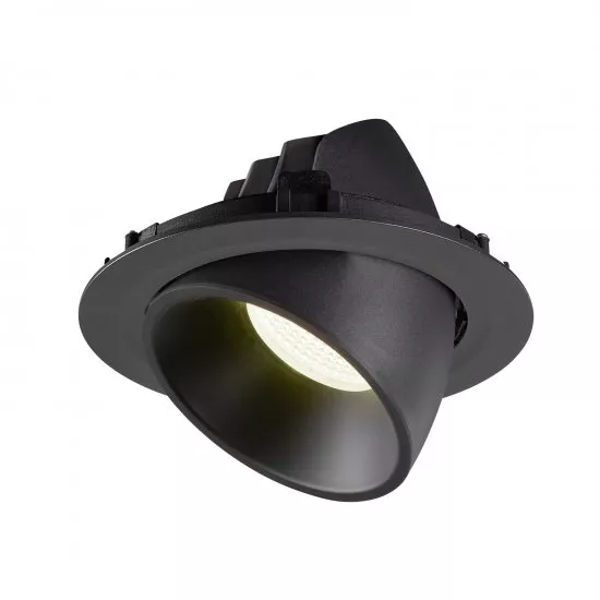 SLV Numinos Gimble XL LED Deckeneinbauleuchte 37,4W 3600lm 4000K 20° dreh- und schwenkbar schwarz