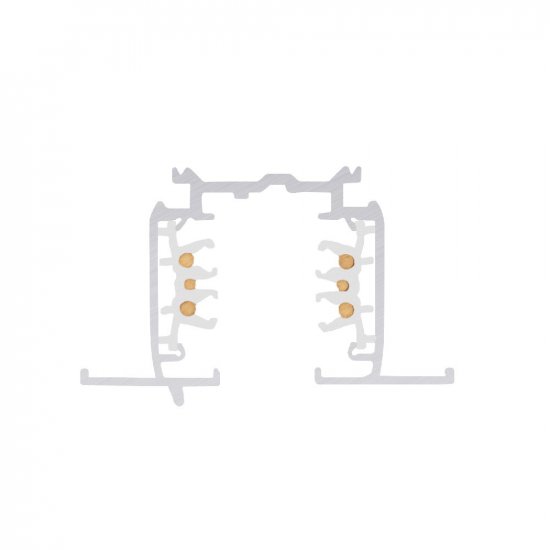 SLV S-Track 3-Phasen-Einbauschiene DALI Phase 1m weiß