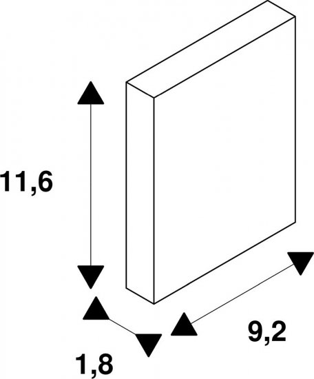 SLV Rahmen für Myra Display, Myraled Wall, Myra Wall und Myra, silbergrau