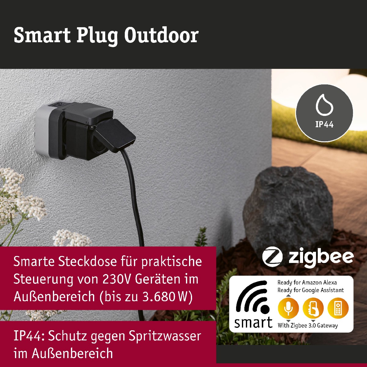 Outdoor Paulmann Smart Zwischenstecker 50138 Plug