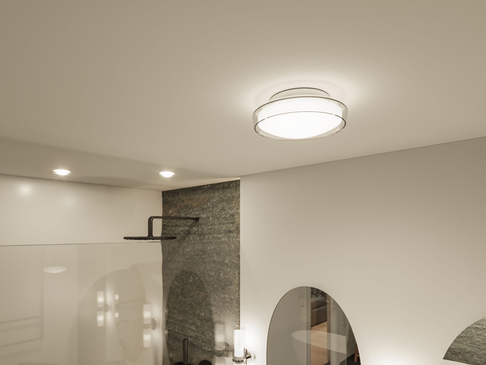 IP44 Bathroom Luena Selection Paulmann 71078 LED Deckenleuchte