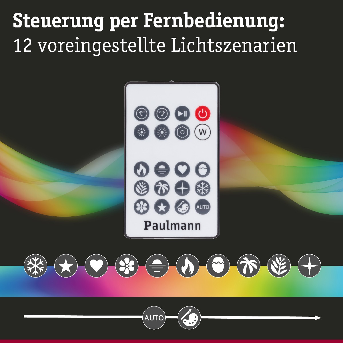 Lightbar Paulmann 2x0,6W Dynamic RGB EntertainLED 78878