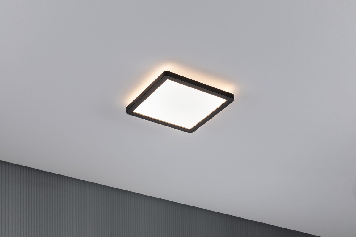 Paulmann 71000 LED Panel eckig Schwarz 190mm Shine Atria