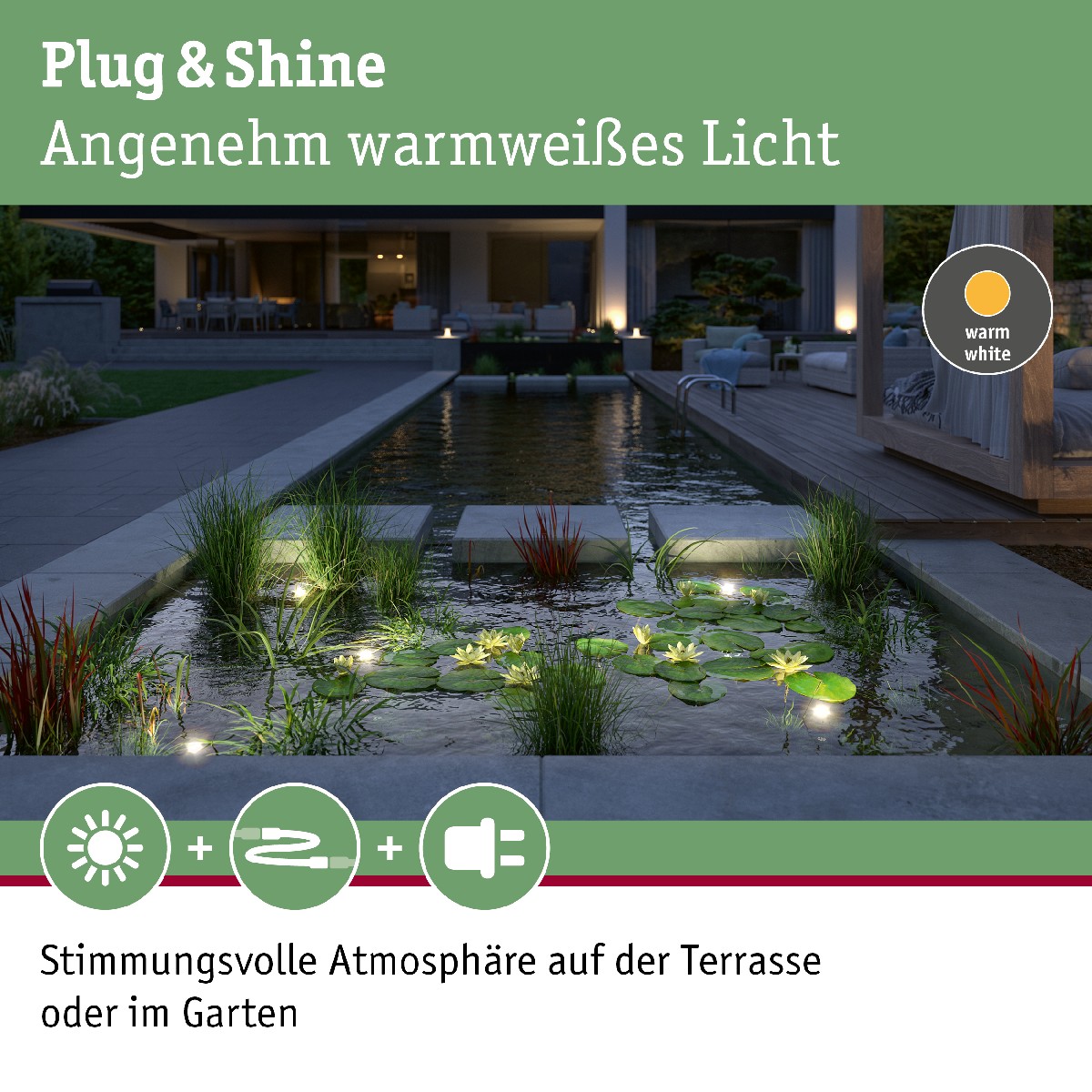 Shine LED Paulmann Spot Plug Teichleuchte & 94559