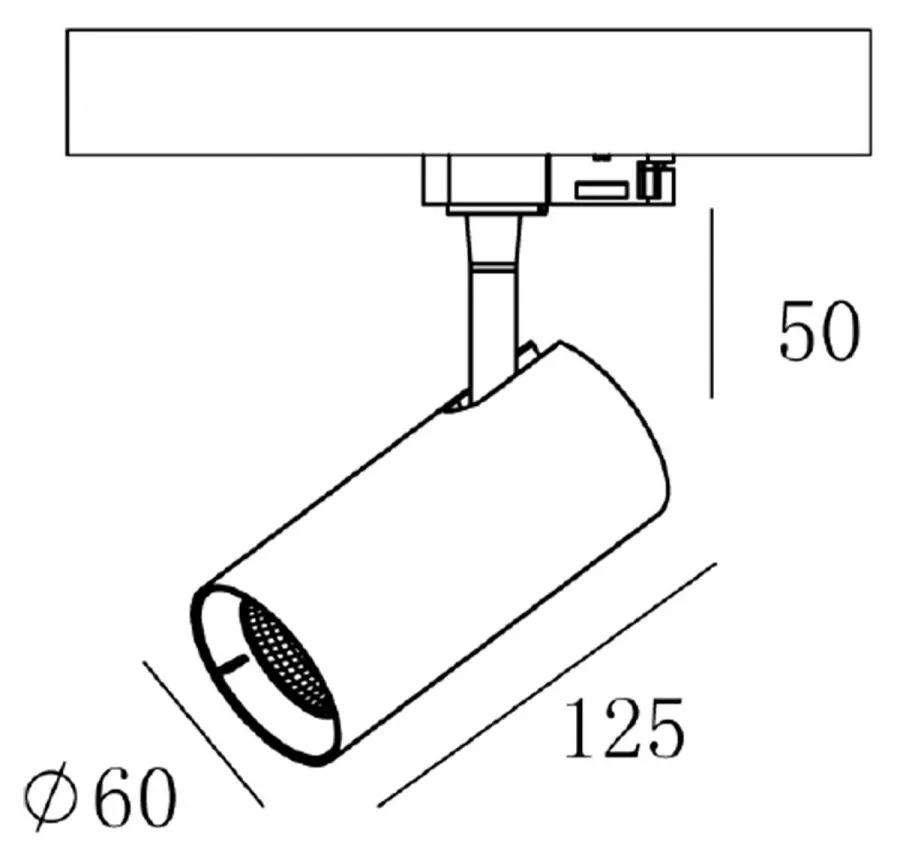 Deko-Light 3-Phasen-Spot Horus 7W 625lm 3000K Schwarz 707094