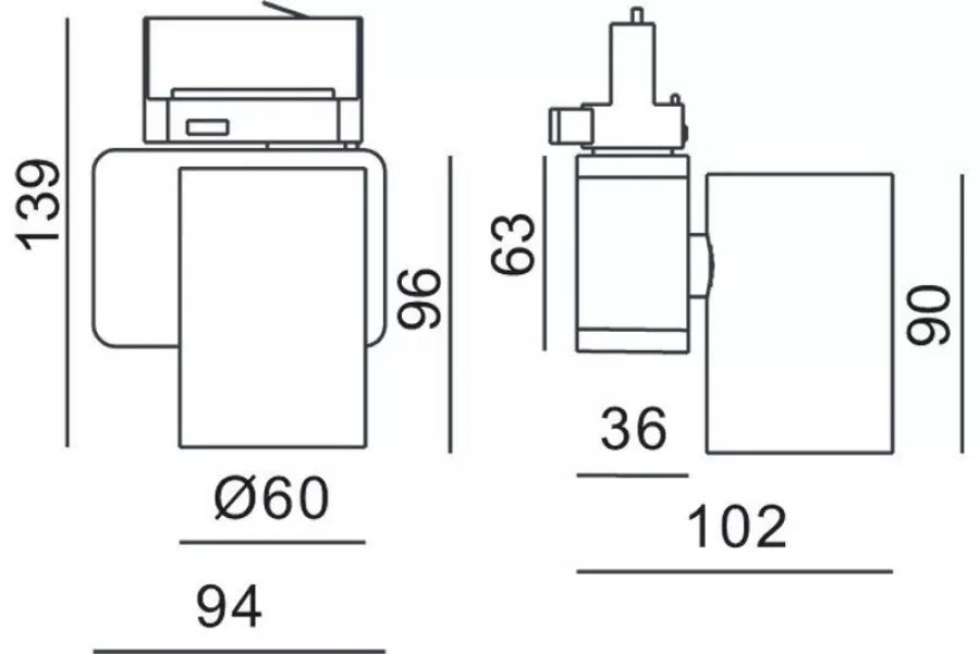 Deko-Light 3-Phasen-Spot Nihal Mini 15W 950lm 3000K Dimmbar Silber 707054